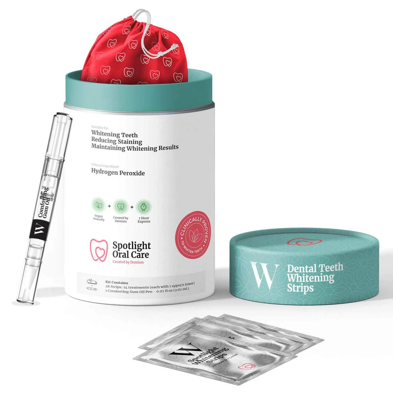 26622 whitening strips application